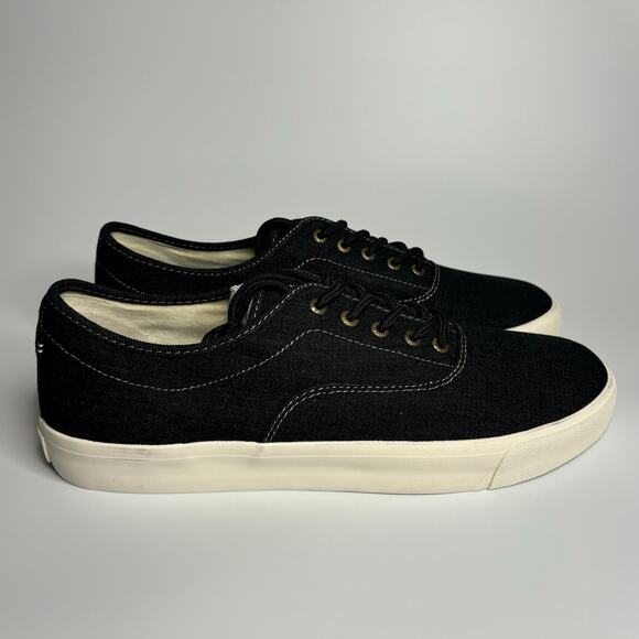 Nautica Landen Lace Up Oxford Loafer Sneaker in Black Denim - Picture 1 of 8